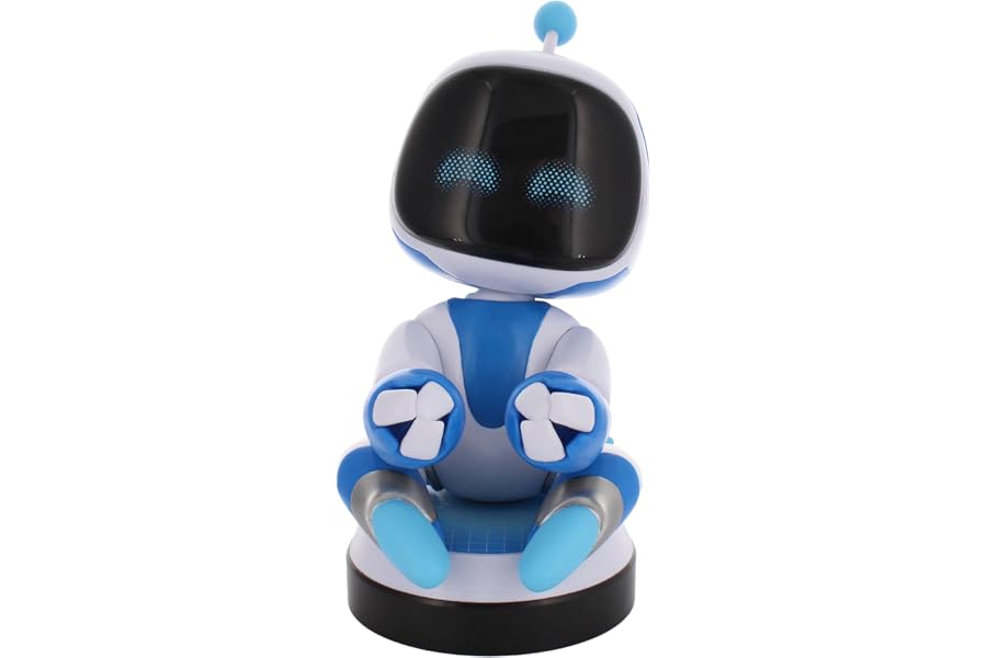 Cableguys Sony Astro BOT Soporte Mando y Movil - Figuras Soporte para movil y Mando, Compatible con Xbox, PlayStation y la ma