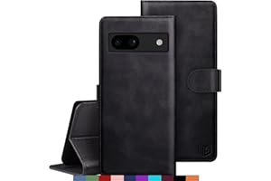 SUANPOT Funda para Google Pixel 8A con Tapa【Bloqueo RFID】de Cuero PU Cierre Magnético,Soporte Plegable,Ranura para Tarjeta Cover Wallet Leather para Pixel 8A Phone Case Negro