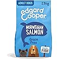 Edgard & Cooper Dry Dog Food Kibble Grain Free Adult small and large breed big bag - 2.5kg Salmon - Tasty Fresh Meat protein, Healthy & Natural Ingredients