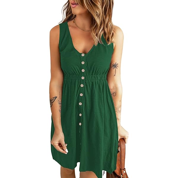 Zeagoo Kanten zomerjurk voor dames, spaghettibandjes, zomer, mini-jurk, mouwloos, boho, strandjurk met franjes, V-hals, vrijetijdsjurk, wit, S