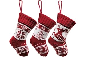Frgasgds 3 Stück Weihnachten Dekoration Strümpfe Weihnachtsdekoration Strümpfe Rentier Weihnachtsstrumpf HäNgen Weihnachten Strümpfe ür Weihnachtsfeier, Geschenk, Süßigkeiten, DIY Handwerk