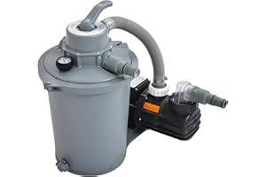 JILONG Avenli Filtro de Arena para Piscina 6800 L/H, 30 x 35 x 60 cm, Gris 290732EU