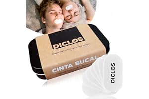 DICLOS 30 Tiras Bucales para Dormir. Mouth Tape for Sleeping. Cinta Bucal Ronquidos. Mouth strips. Parches Boca. Tiras Boca para Dormir con la Boca Cerrada. Myotape. Tapa Bocas. Cinta Boca Dormir.