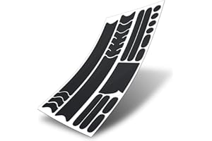 AlphaShield 21 Teiliges Transparent Lackschutzfolie Set Ketten Streben Rahmenschutz Fahrrad