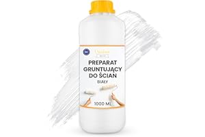 ‎CREATIVE DECO Creative Deco Podkład pod Farby 1L Biały do Ścian i Sufitów | Wydajność 5m2 | Wysoka Przyczepność | Blokuje Plamy | Szybkoschnący | bez Rozpuszczalników | Łatwa Aplikacja