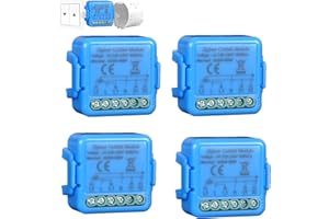 yueyang Interruptor de persianas zigbee, interruptor táctil para persianas eléctricas, control de voz con Alexa y Google Home, control de aplicación Smart Life, temporizador Switch 300 W (4)