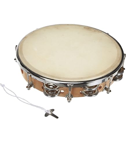 Tamburello LP Latin Percussion 10'' - Legno Accordabile - Doppia Fila - Con Chiave - Foto 3