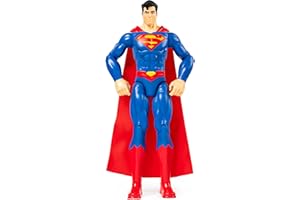 DC COMICS DC UNIVERSE SUPERMAN - FIGURINE 30 CM SUPERMAN - Figurine Articulée Superman Deluxe 30 cm - Créez Vos Aventures Et Combats - Figurine de Collection - Jouet pour Enfant 3 Ans Et +