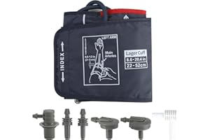 OWNFEEL Extra Large Blood Pressure Cuff (22-52cm), with 6 PCS Extra Joints, Replacement Arm Circumference Cuff for Most Blood Pressure Monitors, for Adults Seniors Home Use, Only BP Cuff Not Included Machine