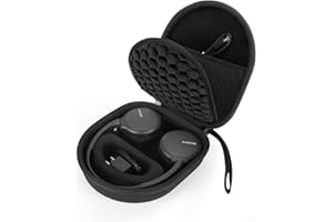 PhD Keisi Schutzhülle für JBL Tune500BT On-Ear-Bluetooth-Kopfhörer, harte Reise-Tragetasche, Schwarz