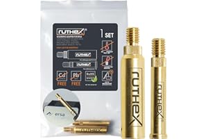 ruthex 2 x adattatori per punte di saldatura ERSA serie 832, 842 & 102 – punta per saldatore compatibile con ERSA i-Tool Pico, PTC 70 per punte di saldatura ruthex per l'inserimento di inserti