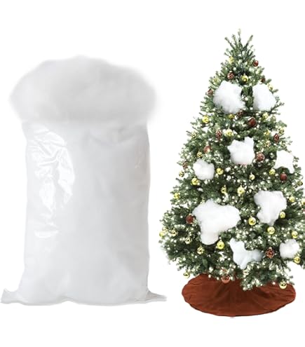 HUSHUI Kerst nep sneeuwdeken kerst