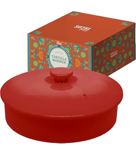 G.E.T. Commercial Tortilla Server With Lid - 7.75" Diameter, Red, Set Of 12, Heavy-Duty BPA-Free Plastic For Restaurants & Home