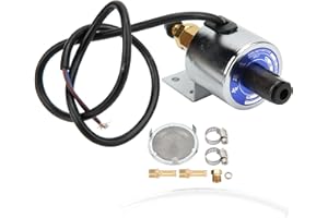 FDIT Pompa Olio Lubrificante Automatica con Filtro, Mini Pompa Lubrificante CNC 400-500cc/min, Pompa Olio AC 220V per Smerigliatrice, Fresatrici, Torni di Perforazione - Guscio in Acciaio Inossidabile