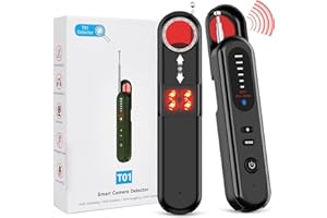 SONGYUKA Hidden Camera Detector, GPS Bug Detector Device, Anti Spy Detector, RF Detector for GPS Tracker GSM Listening Device Spy Camera Hidden in Office Car Meeting Hotel Bathroom