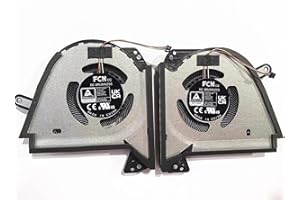 ANNESA Fleshy Leaf Replacement CPU+GPU Cooling Fan Replacement for ASUS ROG Zephyrus G15 (2022) GA503R GA503RX GA503RS GA503RW GA503RM 12V Series DFSCK221051824 DFSCK221151812 FPPP FPPQ