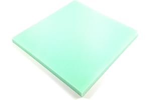 viglietti SPUGNA 4 Pezzi Quadrati Di Imbottiture Per Sedie Poliuretano Espanso ALTISSIMA Densita' GOMMOSA GOMMAPIUMA Spessore 3 Centimetri Misura 40x40 (C3)