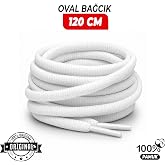 Spor Ayakkabı Bağcığı, Spor Ayakkabı, Sneaker, Koşu, Y&uuml;r&uuml;y&uuml;ş ve G&uuml;nl&uuml;k Ayakkabılar İ&ccedil;in Dayanıklı Premium Oval Bağcık - 120 C