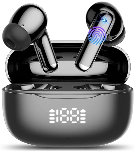 Cuffie Bluetooth 5.4 | 56 Ore Di Autonomia | Stereo 6D Con 4 MIC ENC | Impermeabili IP7 | Touch Control | Drsaec 2026 Nuovo Modello - 2