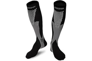 COCOHOK Kompressionsstrümpfe Sport Herren & Damen, Fit für Sport, Fußball, Flug, Laufen, Kompressionssocken für Männer & Frauen für Steigerung der Leistung, Ausdauer, Durchblutung und Erholung