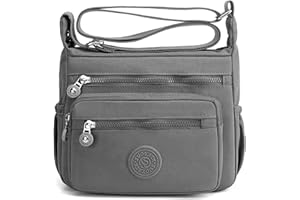 outer treasure Womens Large Crossbody Bag,Shoulder Bag with Wide Strap and Multipurpose Shoulder Nylon Crossbody Bags for Women