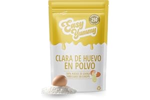 Easy Yummy - Clara de huevo en polvo para repostería (1 kg), 100% Huevos en polvo