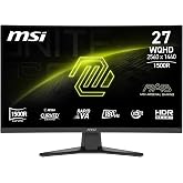 MSI 27 MAG 275CQF E18, Gaming Monitor, WQHD, 16:9, Curve, 1500R, Rapid VA, 180Hz, 0.5ms, FreeSync,
