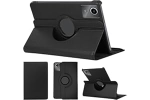 SWEIMEN Etui kompatybilne z Lenovo Tab M11 (11 cali), etui ze skóry PU, obracane o 360°, pod wieloma kątami, stojak, etui ochronne