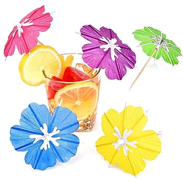 65 Accessori Per Cocktail - Decorazioni Colorate Per Drink E Feste - Foto 10