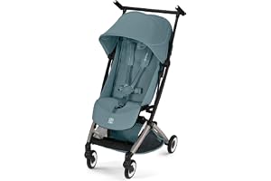 Cybex Libelle TPE/Stormy Blue-light blue PU1 | Från ca 6 månader till ca 4 år, ultralätt, enhandsbältessystem, handbagagelämplig storlek, kompatibel med babystolar