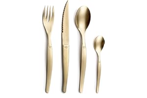 Lou Laguiole - Jet - Ménagère 16 pièces Champagne