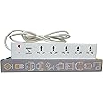 Smarteefi WiFi Smart Power Extension | 5 Ports | Smart Plug | 10A | Energy Monitoring | Guaranteed Schedules Works Without Internet | Countdown Timer | Compatible with Alexa & Google Home (SE51-GS)