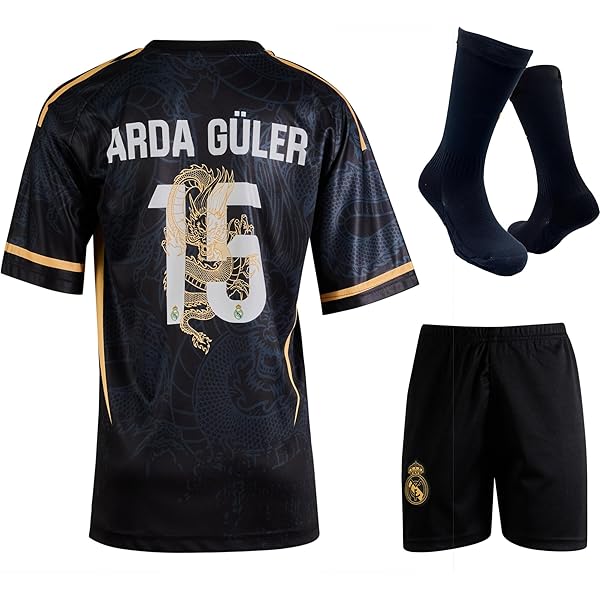 Maglia Real Madrid Mbappé #9 Edizione Limitata - Set Bambini Con Pantaloncini, Calzini E Regali - Foto 2