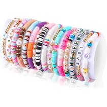 Set Di 6 Braccialetti Bohémien Elasticizzati: Perline Colorate, Ciondoli Etnici, Regalo Perfetto Per Amica