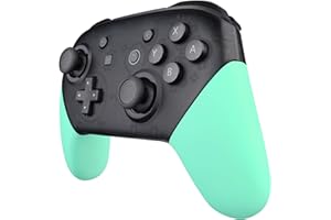 eXtremeRate Mint Green Replacement Handle Grips for Nintendo Switch Pro Controller, DIY Custom Hand Grip Shell for Nintendo Switch Pro - Controller NOT Included