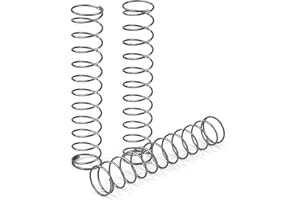 GUNGY Druckfeder Edelstahl Feder Druckfedern 100mm Drahtdurchmesser 1,2mm Innendurchmesser 16mm Länge 100mm Maximale Federkraft 1,8kg 4 Stück