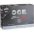 OCB 15448 Long Black Paper Plus Tips, 32 Packets