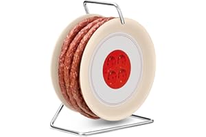 WURSTBARON® Wurst Kabeltrommel, 3,5m Wurst nach Krakauer Art, hochwertige Qualität und rauchiges Aroma, lustiges Geschenk für
