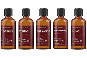 Mystic Moments Pack de démarrage d'huile parfumée - Huiles préférées parfumées - 5 x 100ml