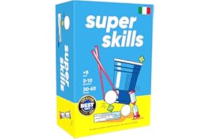 The World Game Super Skills Italiano - Gioco d'Azione - Competi con i tuoi Amici in 120 Diverse Sfide - Puro Divertimento per una Serata in Famiglia con Bambini, Adolescenti e Adulti
