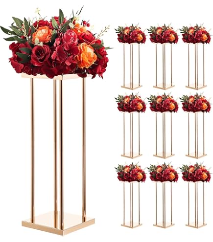 2Pcs Support De Fleurs De Mariage 80 Cm Porte-Fleurs Centre De Table Mariage Stratifié Acrylique 2Pcs Support De Fleurs De Mariage 80 Cm Porte-Fleurs Centre De Table Mariage Stratifié Acrylique