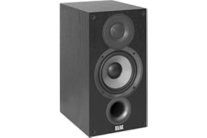 ELAC Debut 2.0 B5.2 Bücherregal-Lautsprecher, Schwarz, 1 Paar