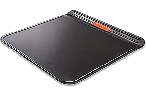 Le Creuset Hartowana nieprzywierająca taca do ciastek, 38 cm, czarna