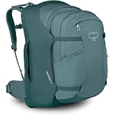Osprey Women's Fairview Travel Backpack, 55L, Cascade Blue-Torrent Blue