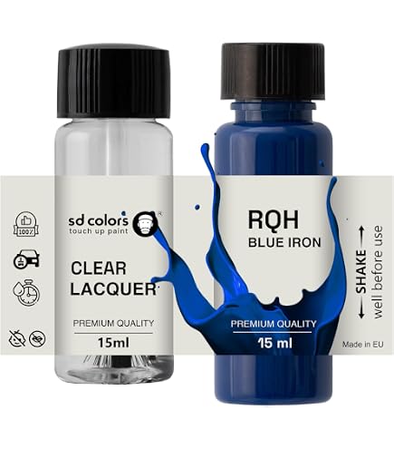 Kit Retouche Peinture Renault Blue Malte - Pinceau & Stylo Inclus - 20ml - Personnalisable