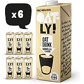 Oatly Vanilla Drink 1 Litre (Pack of 6)