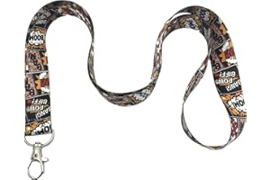 Tarja 73, Correa para el Cuello Comic-Fanzine para Teléfono o Llaves, Impresión a Doble Cara a Todo Color, Ideal para Tarjeta de Identificación, Lanyard Estilo Deportivo