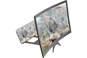 Stronrive 14 Zoll Telefon Bildschirmlupe Handy Vergrößerungsglas HD Bildschirm Verstärker für Filme, Videos, Spiele - Unterstützt alle Smartphones