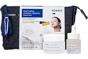 ‎KORRES KORRES Greek Yoghurt Feuchtigkeit & Balance - Expert Duo, Vorteilsset aus nährender Feuchtigkeitscreme 40ml und Serum 15 ml für intensive Pflege, silikon- und parabenfrei