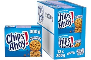 Chips Ahoy! Original Galletas Cookies Americanas con Pepitas de Chocolate 300g - Pack de 12